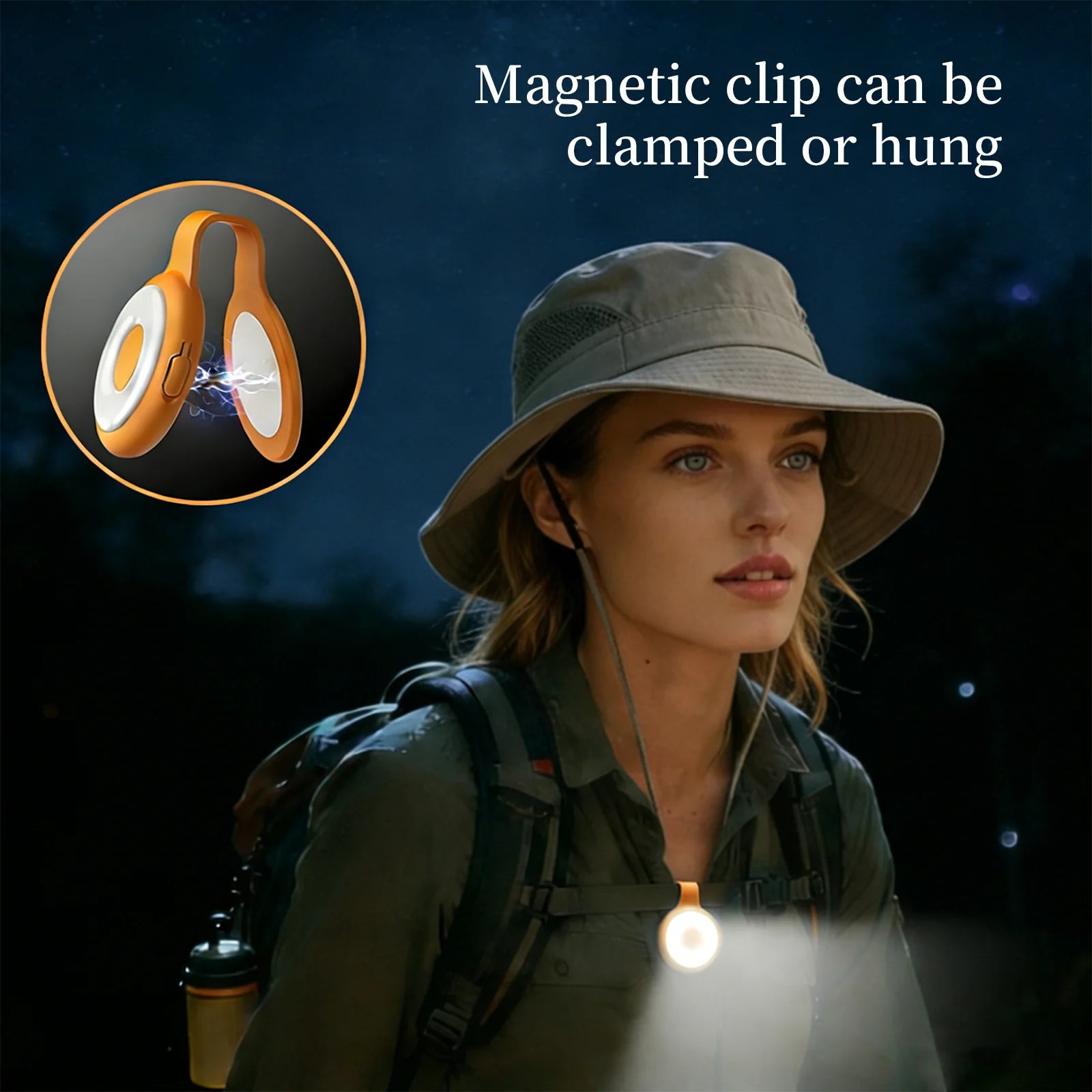 Magnetic Phone Fill Light with Mirror, Portable Clip-on Selfie Light for Night Shooting, Photography Assistant for TikTok YouTub