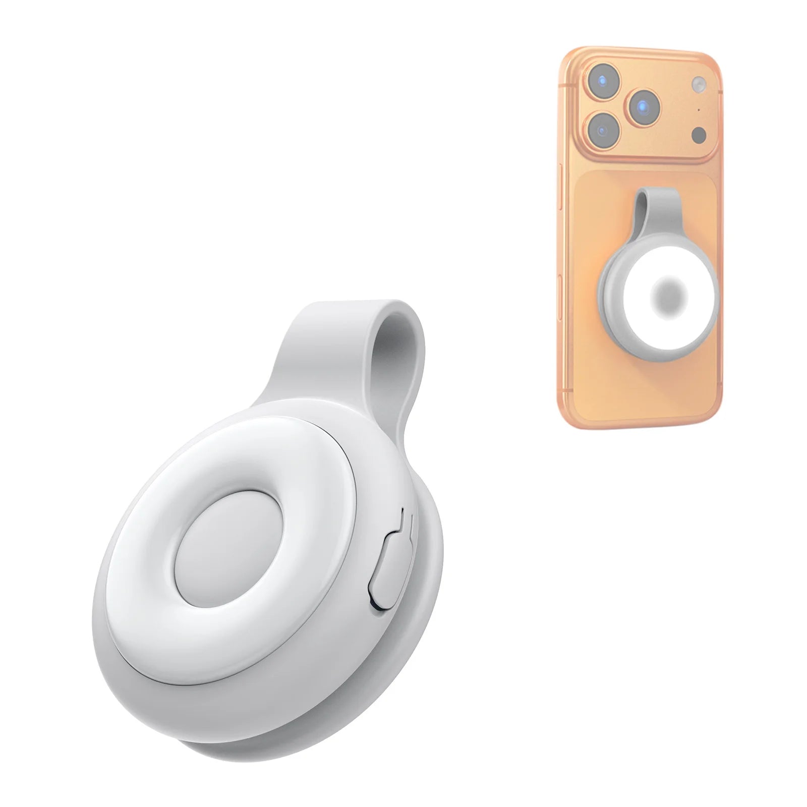 Magnetic Phone Fill Light with Mirror, Portable Clip-on Selfie Light for Night Shooting, Photography Assistant for TikTok YouTub