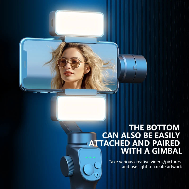 Magnetic Portable Mini Selfie Fill Light Adjustable Lighting Rechargeable Portable Led Video Light For Tiktok Camera Mobile IPad