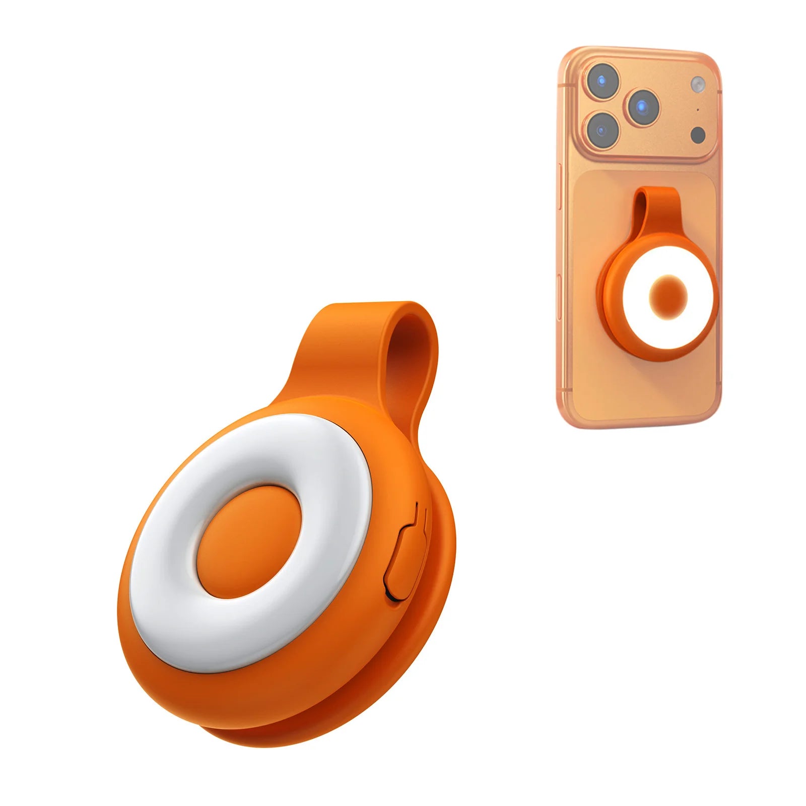 Magnetic Phone Fill Light with Mirror, Portable Clip-on Selfie Light for Night Shooting, Photography Assistant for TikTok YouTub